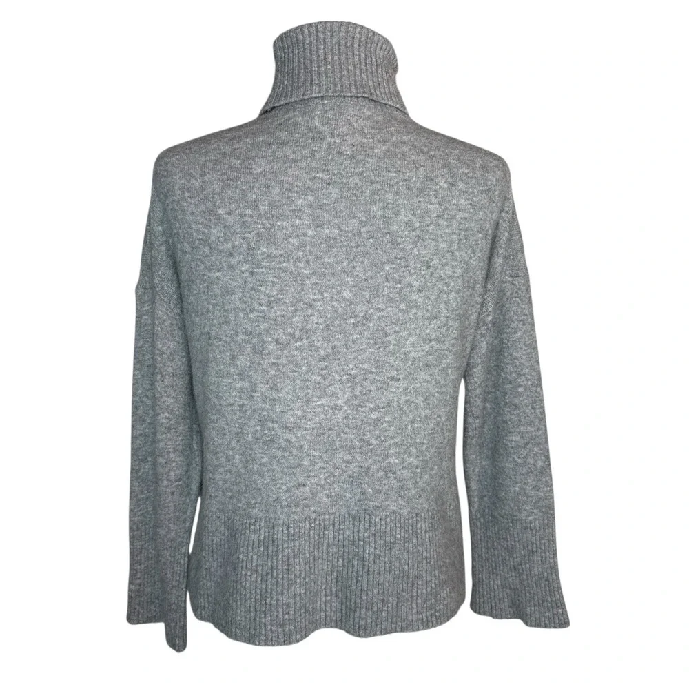 J. Crew Turtleneck Sweater in Supersoft Yarn Size XS‎ Gray Wool Alpaca Classic